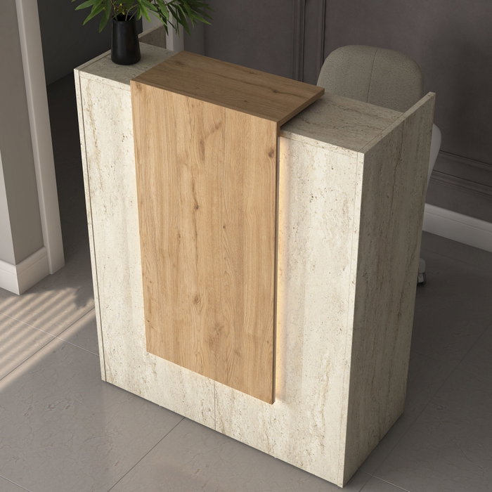 Hanah Home Mesa de Recepción MA104 - 4748 con Iluminación LED